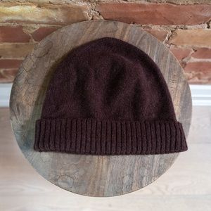 Taylor Stitch Chocolate Wool Beanie